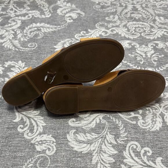 Lucky Brand Women's Beige Flat Sandal Size 9.5 Casual Open Toe - Picture 6 of 7